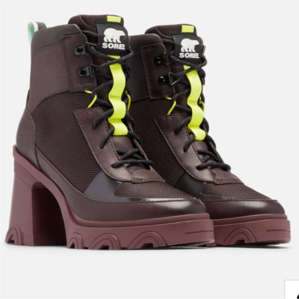Sorel Brex Heel Lace Leather Boot